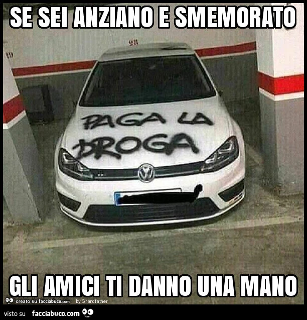 Se sei anziano e smemorato gli amici ti danno una mano