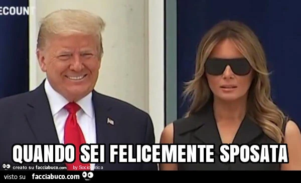 Quando sei felicemente sposata