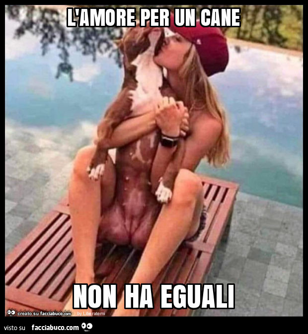L'amore per un cane non ha eguali