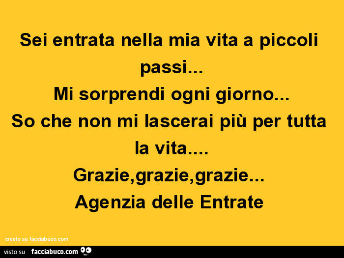 Sei Entrato Nella Mia Vita All Improvviso