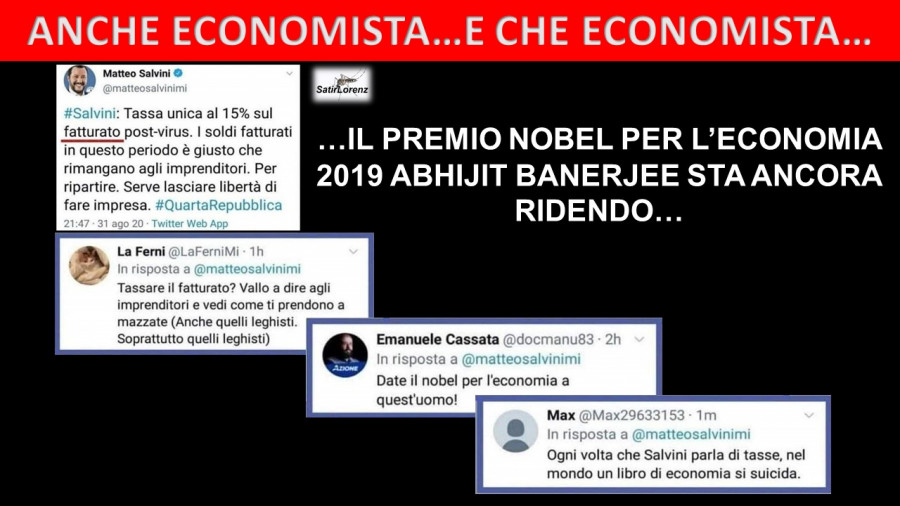 Salvini il nuovo economista