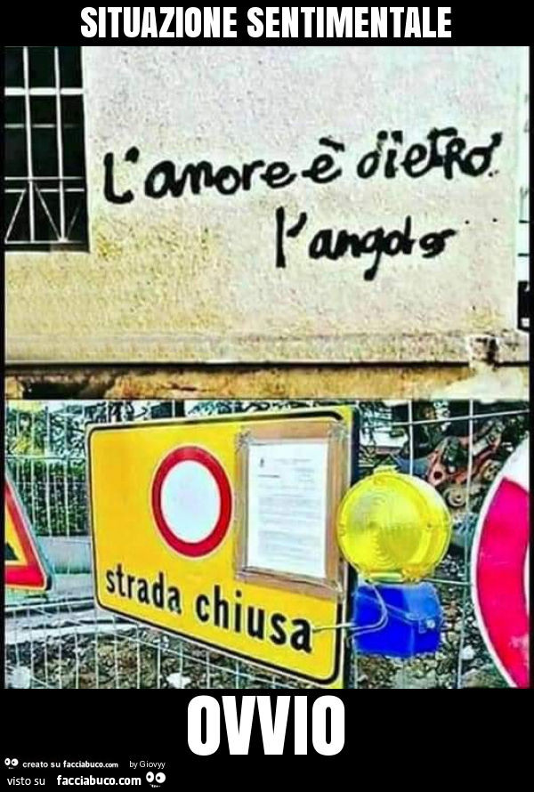 Situazione sentimentale ovvio