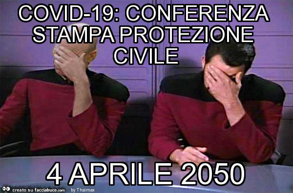 Covid-19: conferenza stampa protezione civile 4 aprile 2050