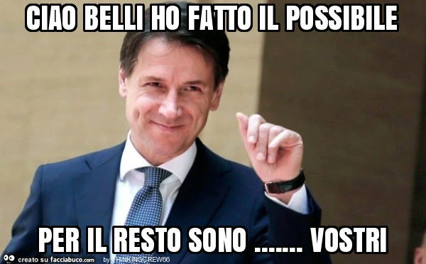 Ciao belli ho fatto il possibile per il resto sono&hellip; vostri