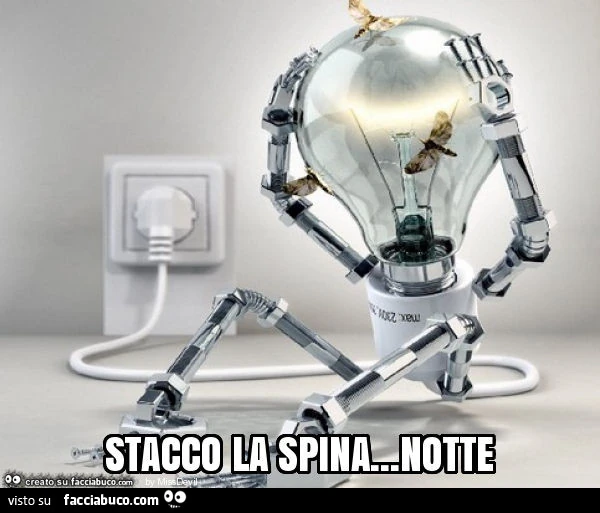 Stacco la spina&hellip; notte