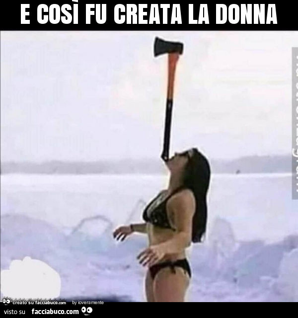 E così fu creata la donna