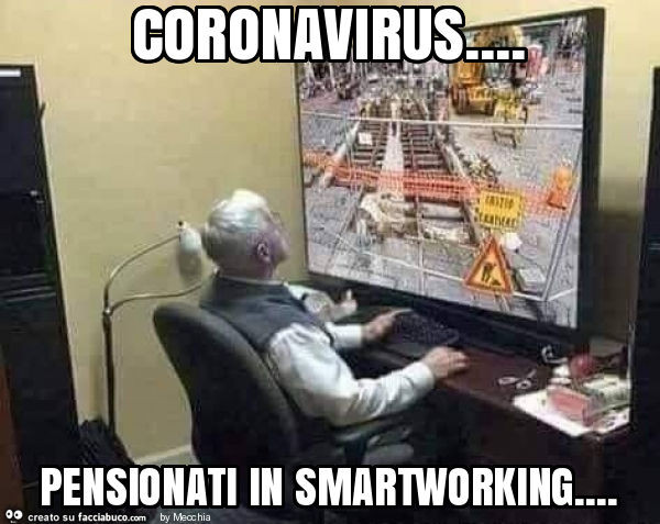 Coronavirus… pensionati in smartworking
