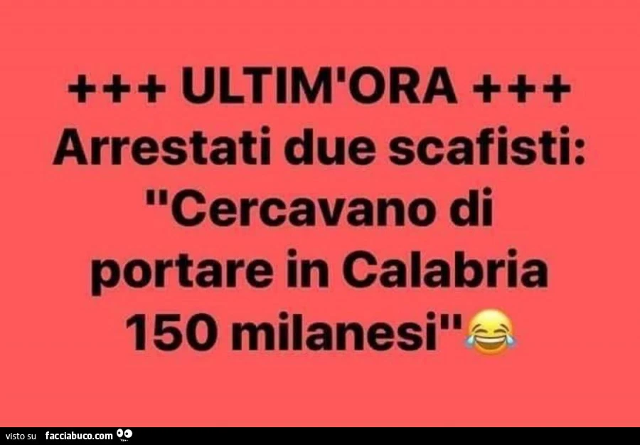 Ultim'ora: arrestati due scafisti: cercavano di portare in calabria 150 milanesi
