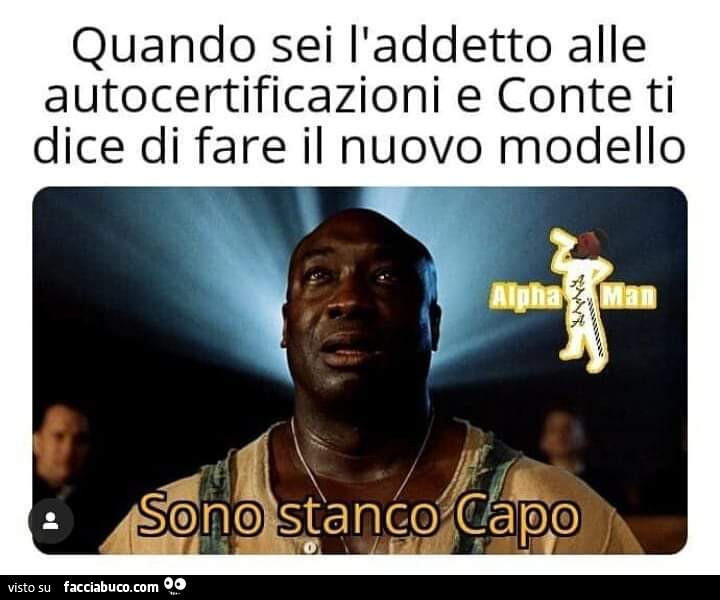 Il Miglio Verde Frasi Sono Stanco Capo