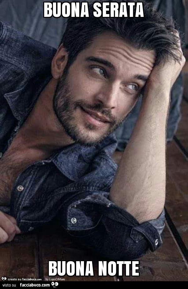 Buona serata buona notte