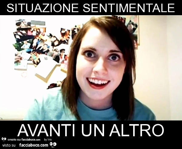 Situazione sentimentale avanti un altro
