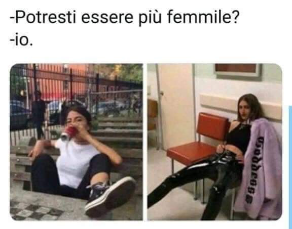 Femminile bleah
