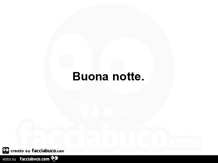 Buona notte