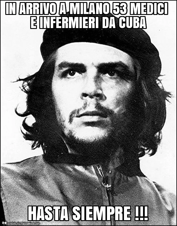 In arrivo a milano 53 medici e infermieri da cuba hasta siempre