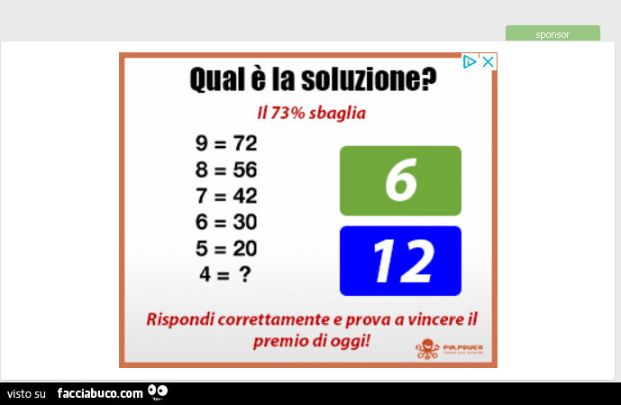 Sponsor qual è la soluzione? Il 73% sbaglia