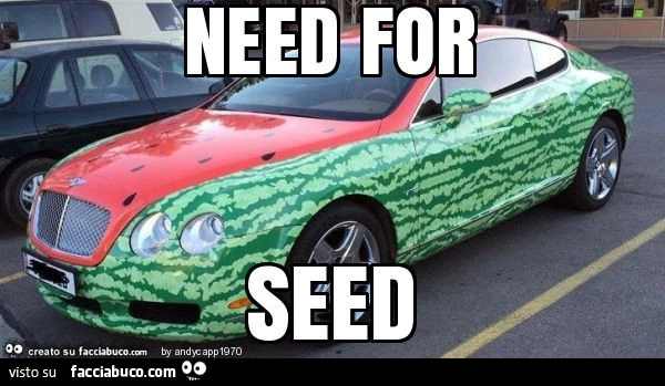 Need for seed