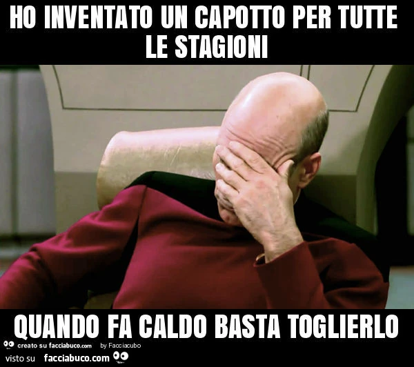 Ho inventato un capotto per tutte le stagioni quando fa caldo basta toglierlo