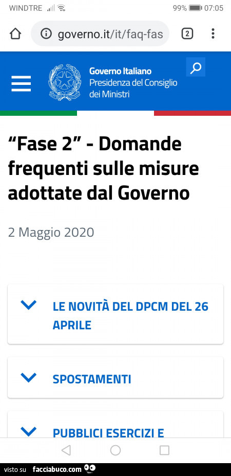 Fase 2 domande frequenti sulle misure adottate dal governo