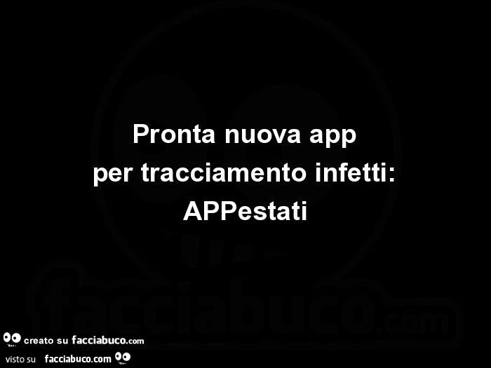 Pronta nuova app per tracciamento infetti: appestati