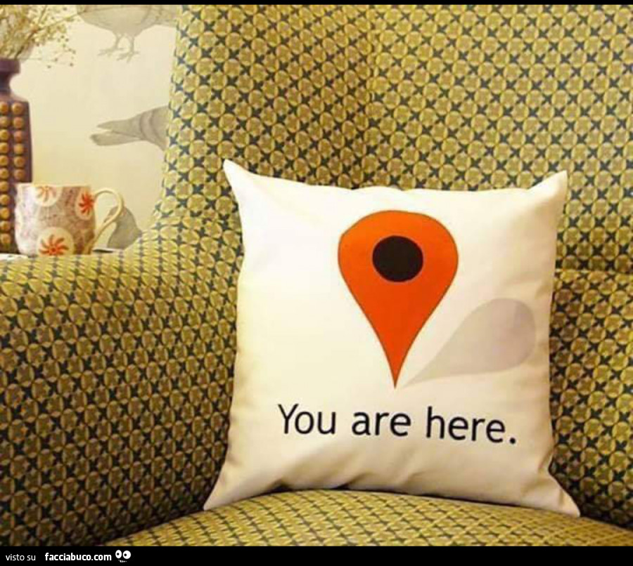 You are here voi siete qui