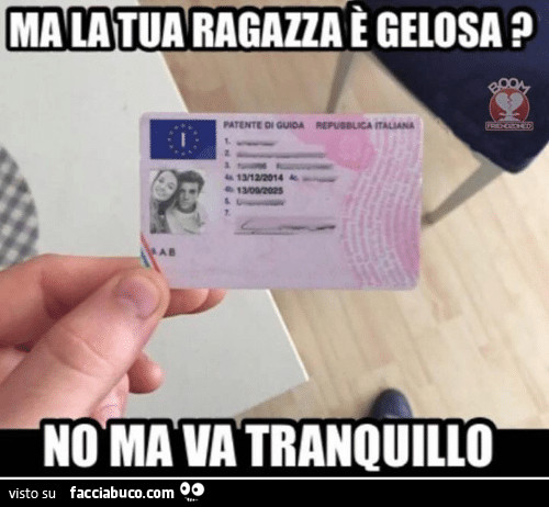 Ragazza gelosa