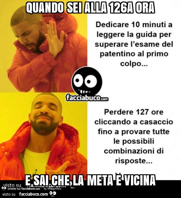 Quando sei alla 126a ora e sai che la meta è vicina