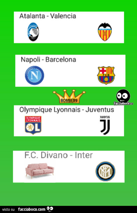 Ottavi di finale Champions league