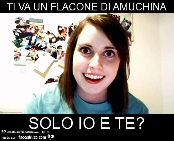 Ti va un flacone di amuchina solo io e te?