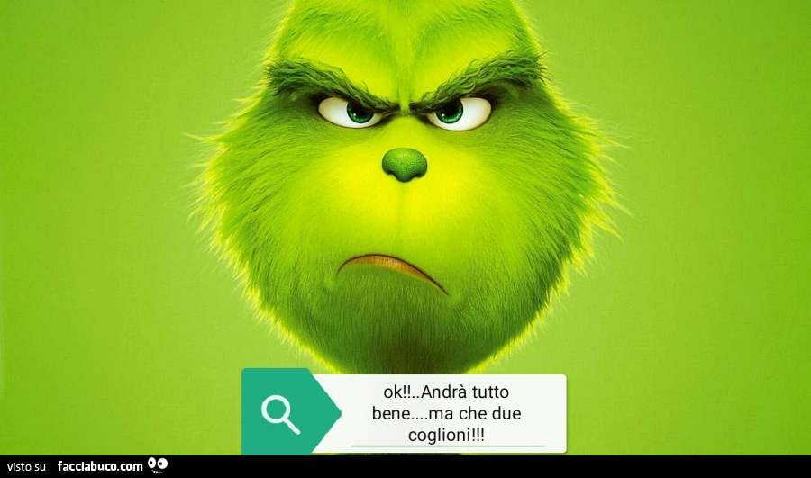 Ok! Andrà tutto bene&hellip; ma che due coglioni