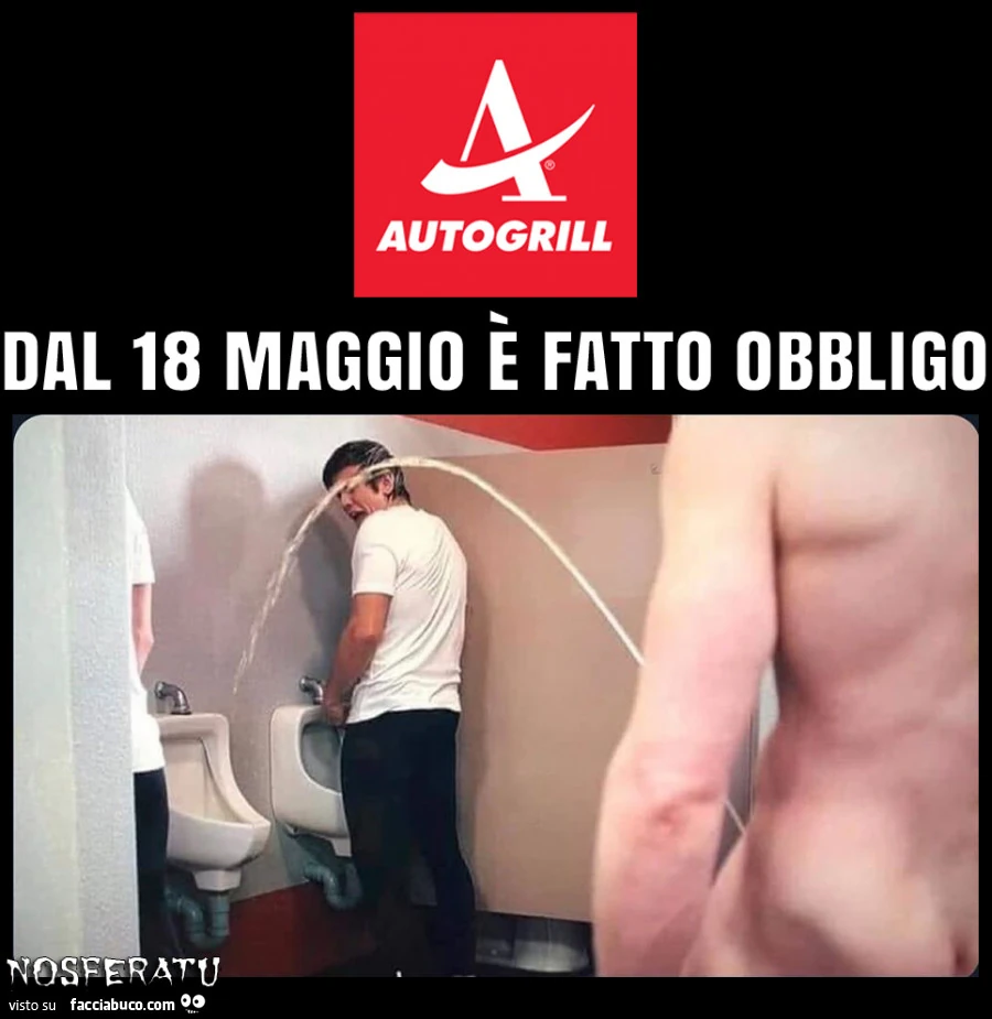 DAL 18 MAGGIO è FATTO OBBLIGO
