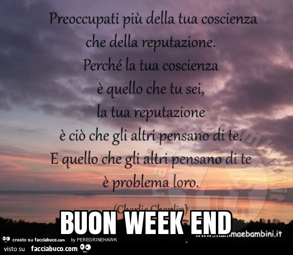 Buon week end - Facciabuco.com