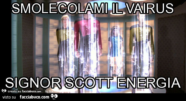 Smolecolami il vairus signor scott energia