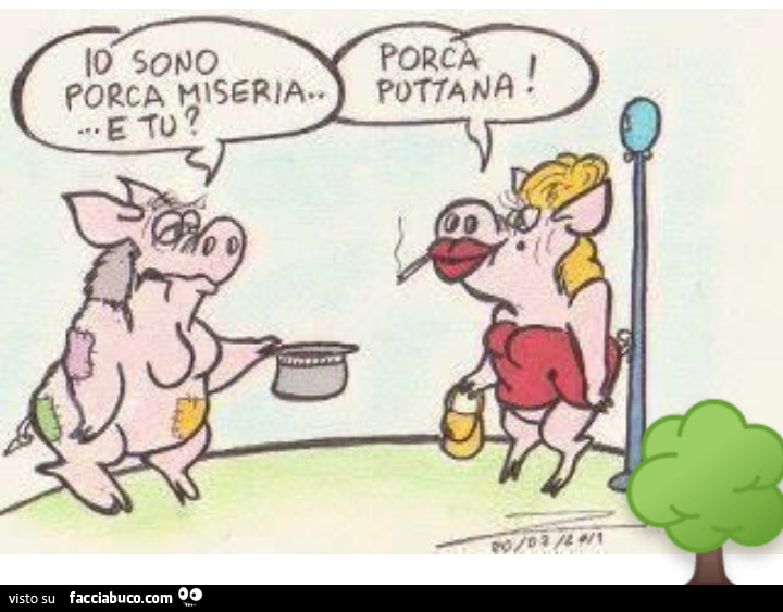 Io sono porca miseria e tu?