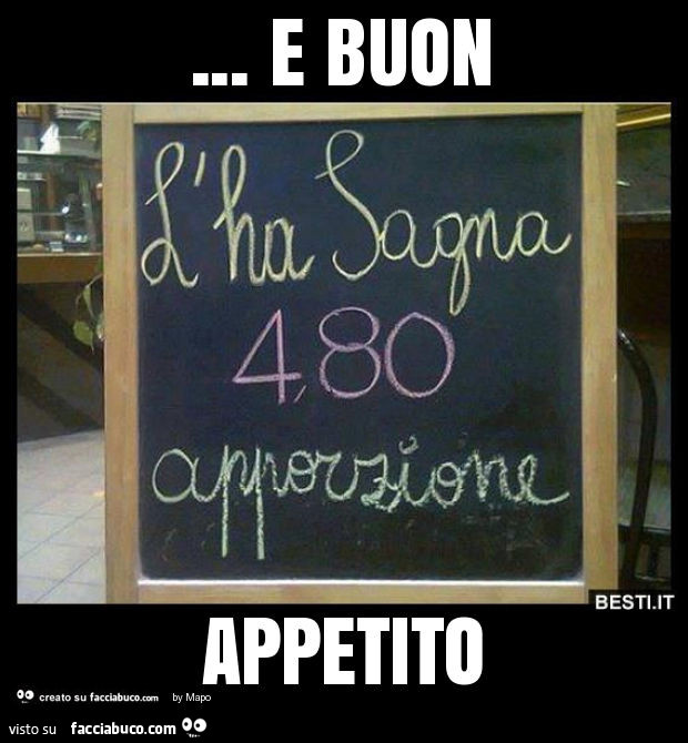 E buon appetito