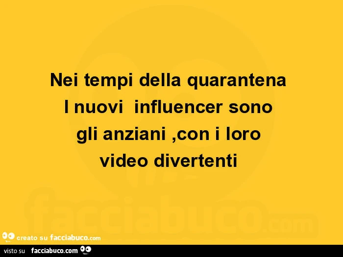 Nei tempi della quarantena i nuovi influencer sono gli anziani, con i loro video divertenti