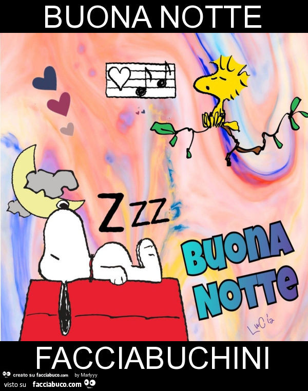 Buona notte facciabuchini