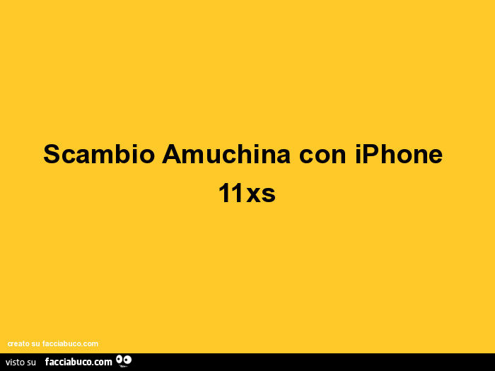 Scambio amuchina con iphone 11xs