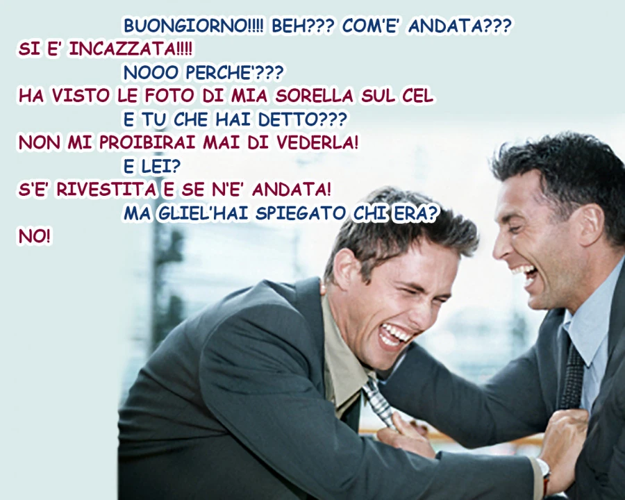 Le foto della sorella sul cel