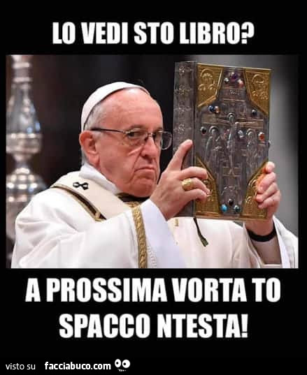 Papa Francesco - Facciabuco.com