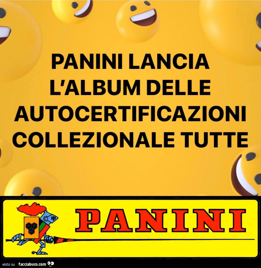 Panini Lancia L Album Delle Autocertificazioni Collezionale Tutte Facciabuco Com