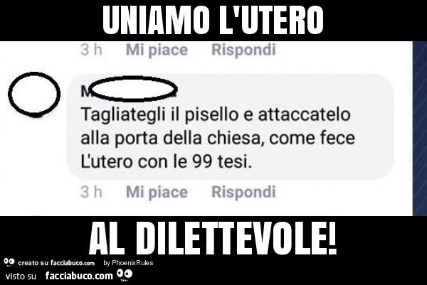 Uniamo l'utero al dilettevole