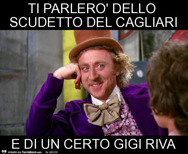 Ti parlerò dello scudetto del cagliari e di un certo gigi riva