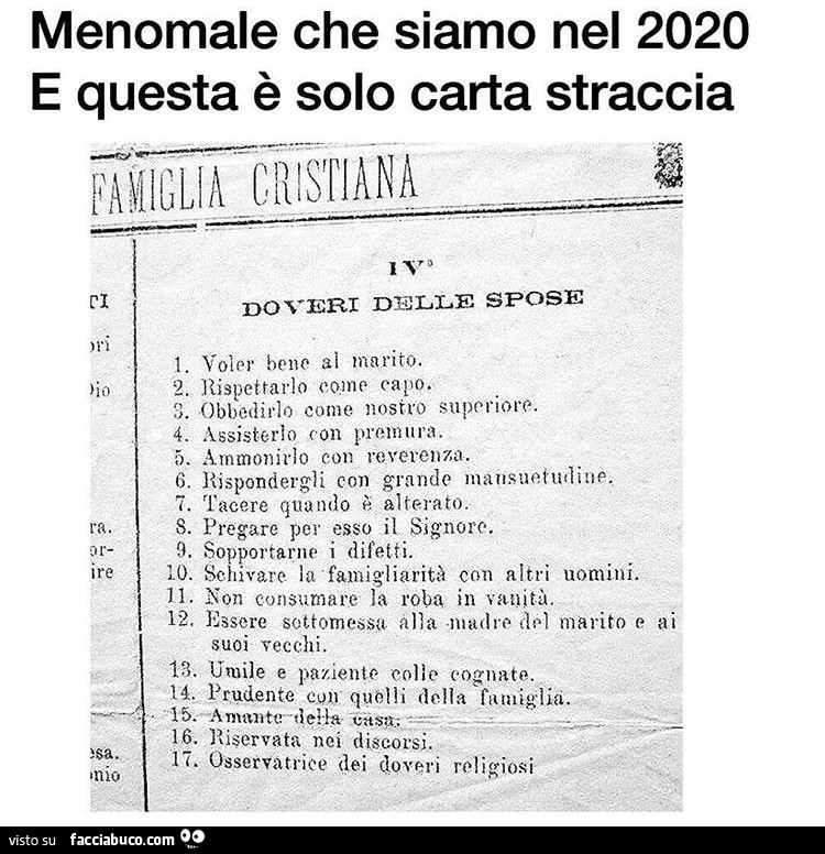 Doveri Delle Spose Famiglia Cristiana Famiglia cristiana: doveri delle spose - Facciabuco.com