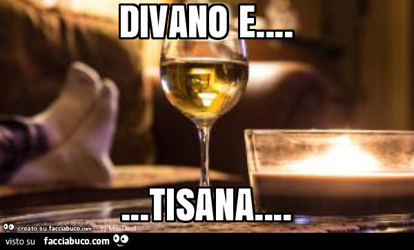 Divano e… tisana