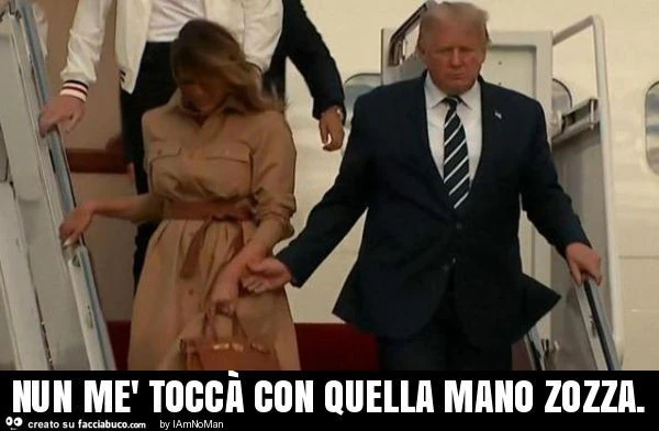 Nun mè toccà con quella mano zozza