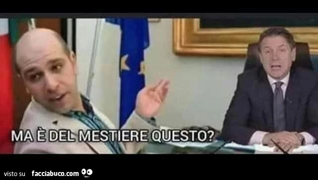 Checco su Conte. Ma è del mestiere questo?