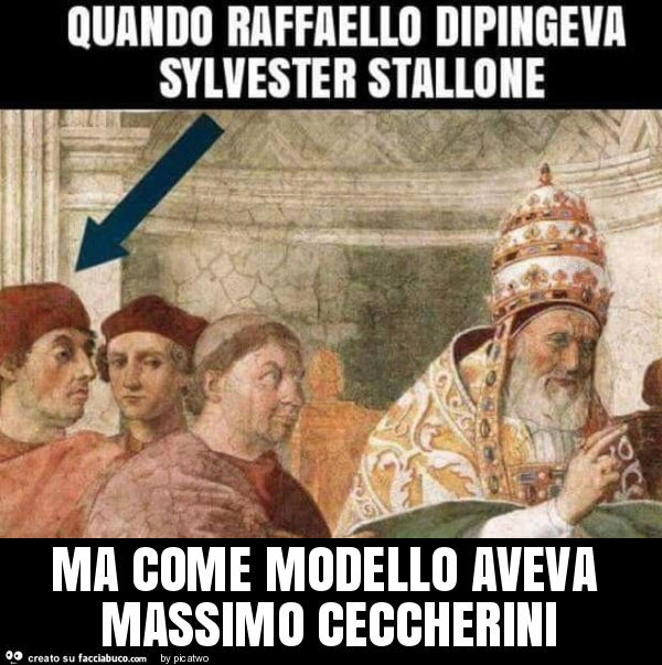 Ma come modello aveva massimo ceccherini