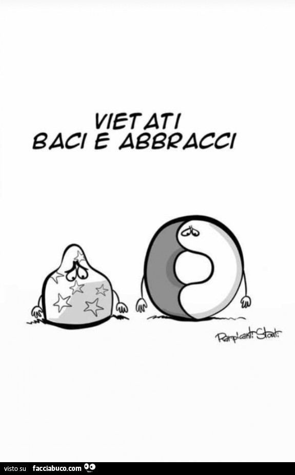 Vietati baci e abbracci