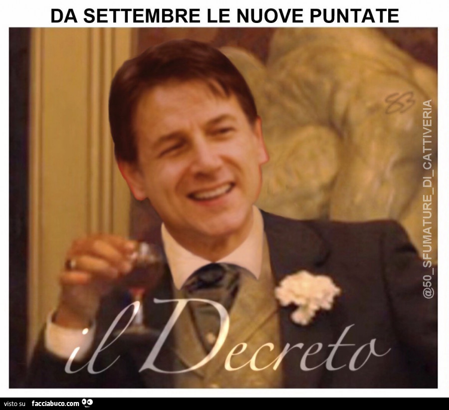 IL DECRETO - DA SETTEMBRE LE NUOVE PUNTATE