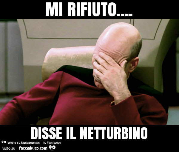 Mi rifiuto… disse il netturbino